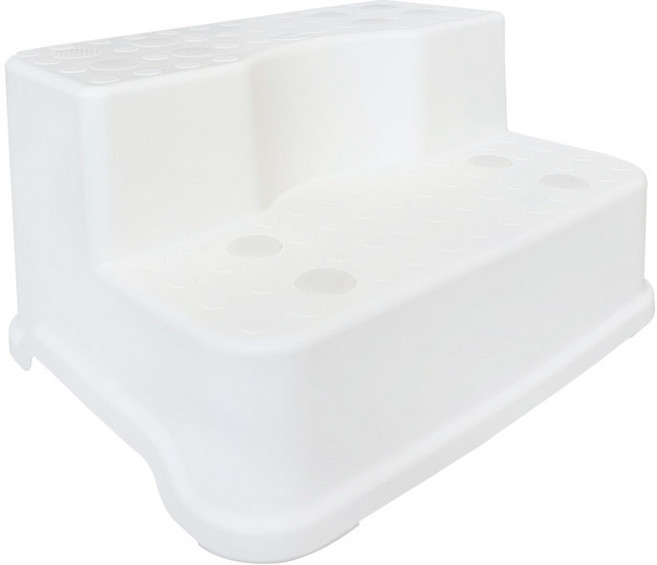 버드시아 프리미엄 2단 유아 디딤대, 아이보리, 1개