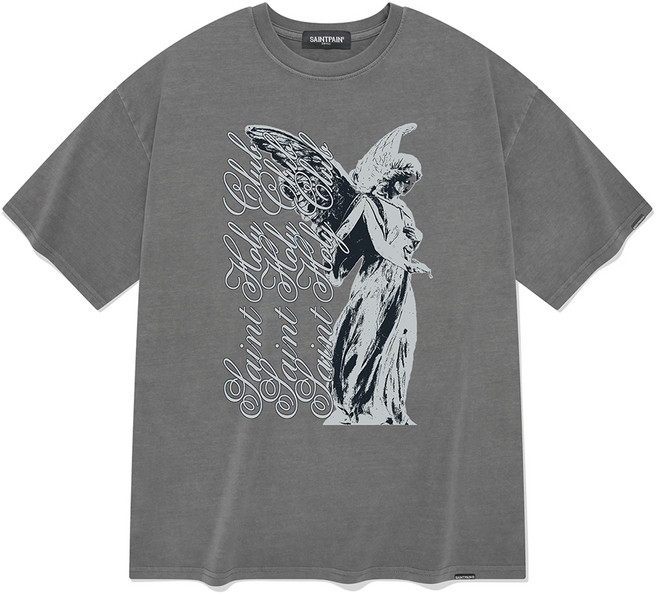 saintpain Angel Saint 短袖T恤, 灰色