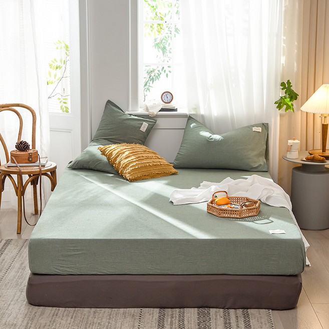 누비홈 호텔식 침대 순면 매트리스 커버