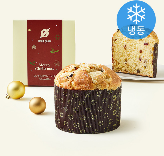 브로드카세 72시간 숙성 크리스마스 파네토네 (냉동), 560g, 1개