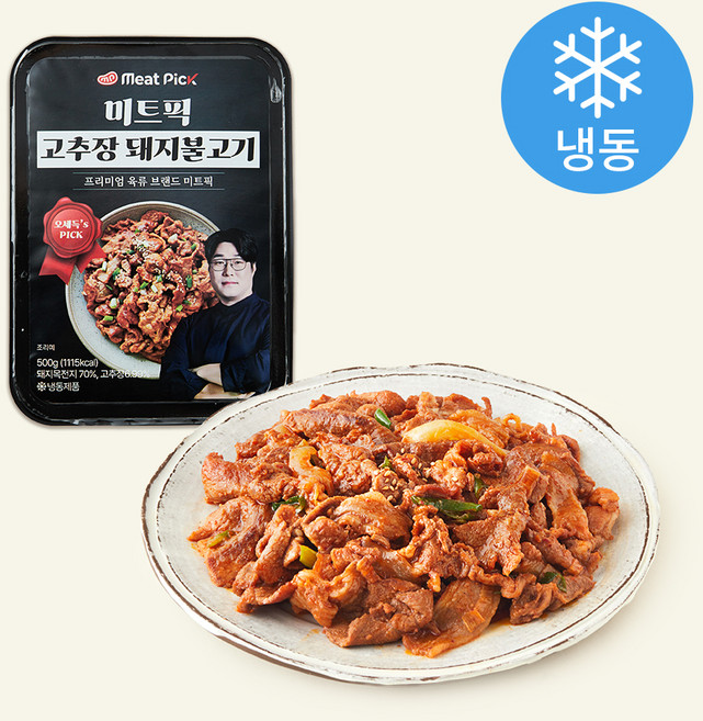 미트픽 오세득의 고추장 돼지불고기 (냉동), 500g, 1개