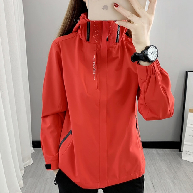 데이소이 여성용 하이넥 스포츠 자켓