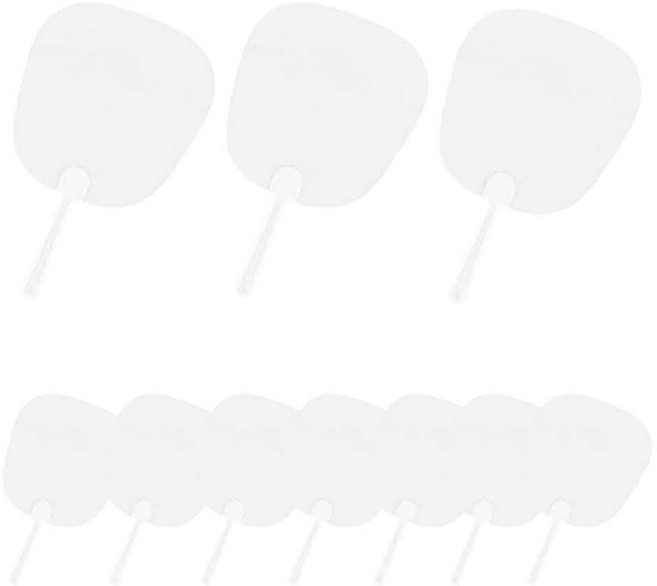 코히모 무지 DIY 부채 그리기 만들기 5W0225 바초형, 투명, 10개