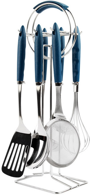 백산 에펠샤틴 조리도구 7P 세트, 네이비