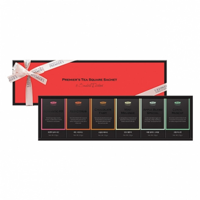프리미어스 티백 에디션 선물세트, 6종, 1세트