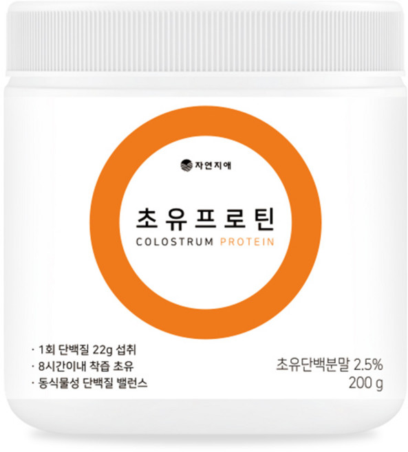 자연지애 초유 프로틴 파우더, 1개, 200g