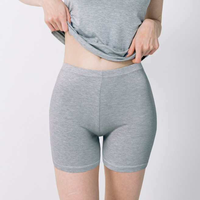 테라우드 여성용 코튼 소프트 스판 3부 속바지