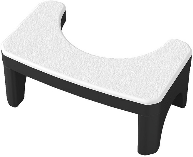 써뉴즈 욕실 자세 발 받침대, 화이트