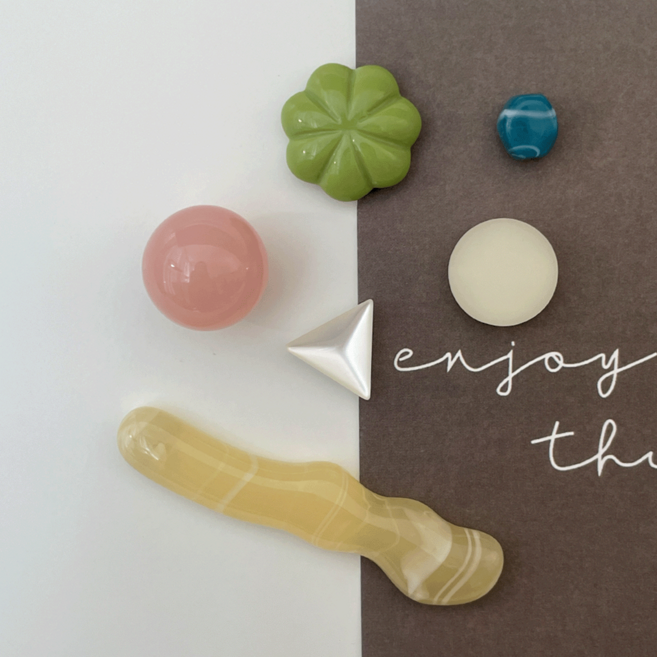 데미무드 온리 피크닉 마그넷 냉장고 자석 6종 세트, 혼합색상, 1세트