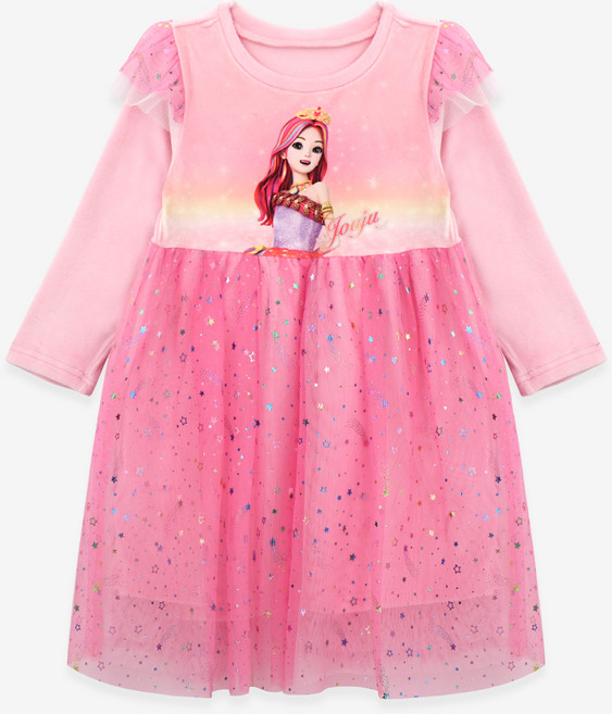 프리미에팜 여아용 시크릿쥬쥬 수면 이지 원피스