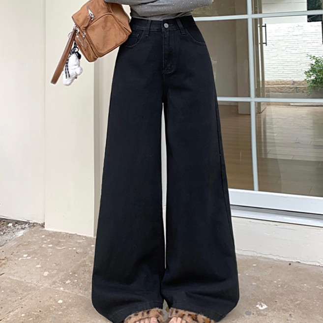 어썸풀 여성용 로미트 와이드 데님 팬츠 A25FP070810