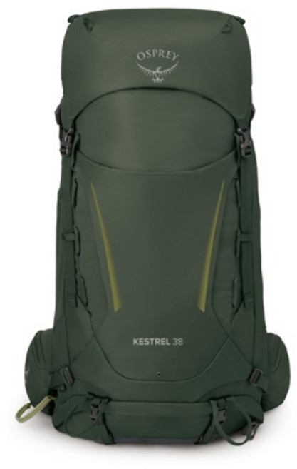 OSPREY Kestrel 38L 登山背包 附防雨罩, 盆栽綠