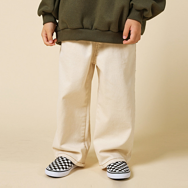 초코몽 아동용 크리미 면 팬츠