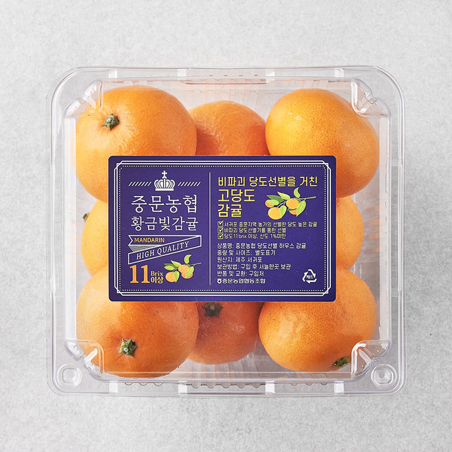 중문농협 당도선별 황금빛 진지향, 800g(6~12입), 1개