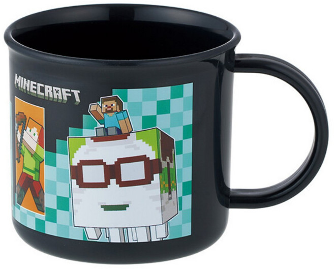 Skater 塑膠漱口杯 Minecraft 200ml, 黑色, 1個