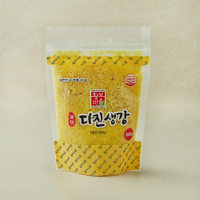 황보마을 국내산 다진생강, 200g, 1개