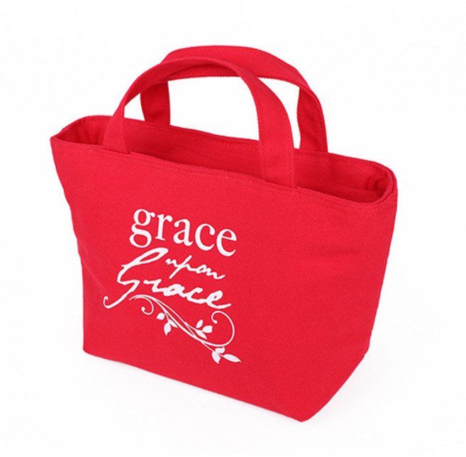 패션 가방 스타일 캔버스 보온 보냉 도시락 가방, 02