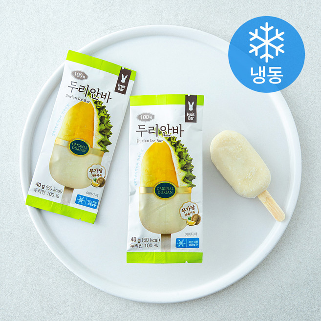 프룻바 두리안바 (냉동), 40g, 1개, 3개입