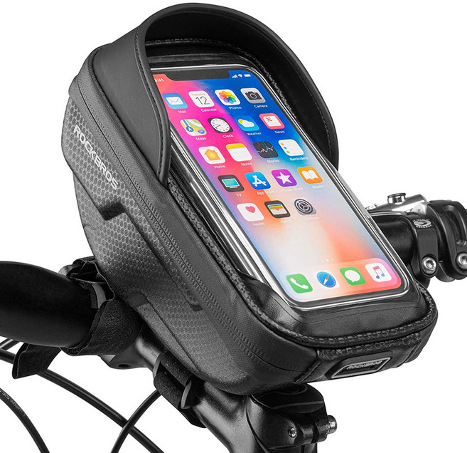 락브로스 터치스크린 거치대 핸들가방 B70, 블랙, 1개