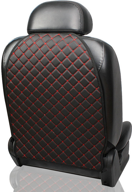 지엠지모터스 차량용 킥매트 시트 커버, Red, 1개