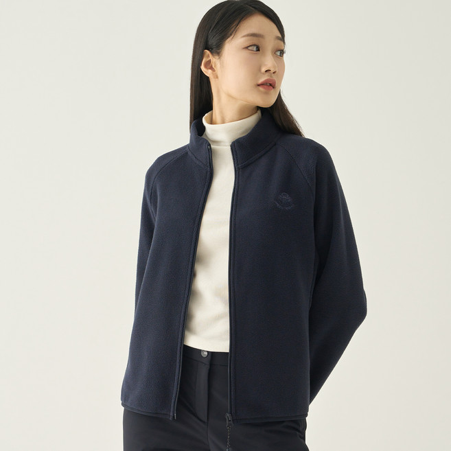 지센 여성용 에센셜 리사이클 소프트 플리스 점퍼 LSSFNA76