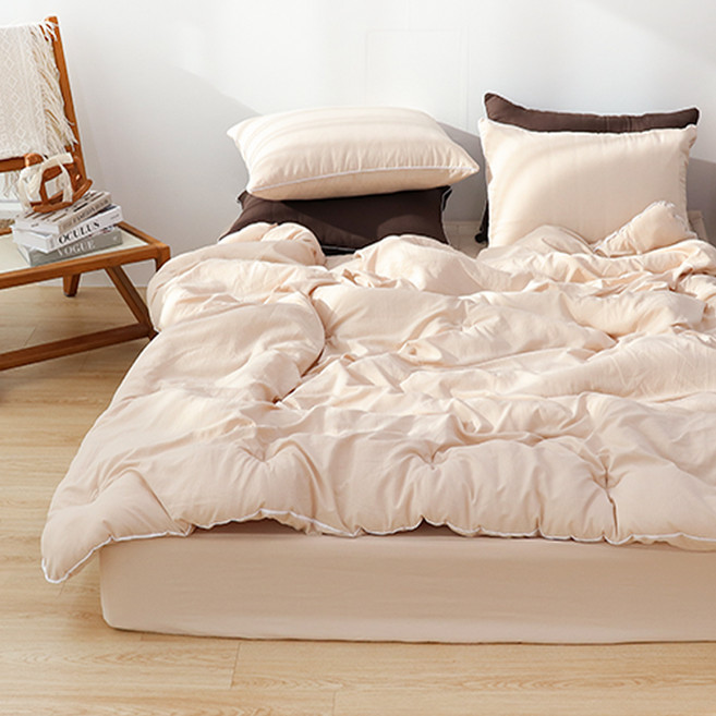 보들보들 슈크림 워싱 차렵이불