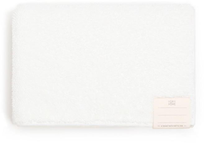 나혼자쓰는 풋타월 196g 극세사 70 x 50 cm, 화이트, 1개