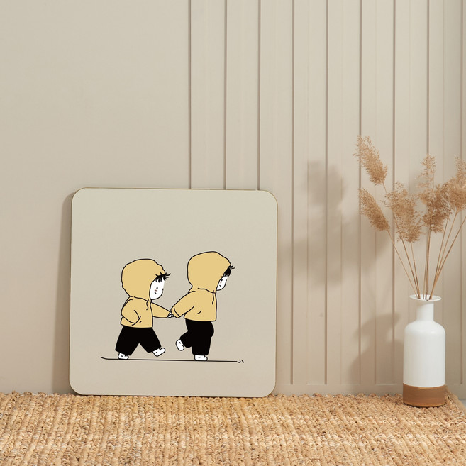 아이캔컴퍼니 국내생산 미드센츄리 접이식 인테리어 LPM 거실테이블, 동행