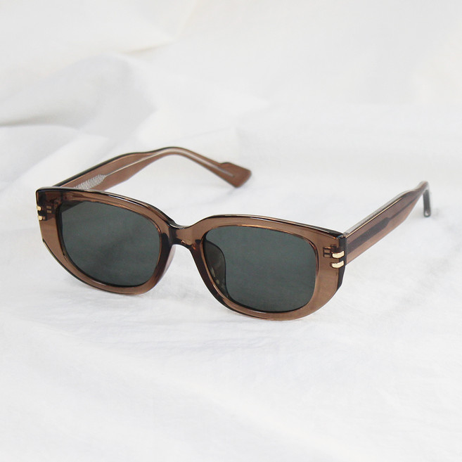 라피던트 린다 뿔테 장식 오버 선글라스