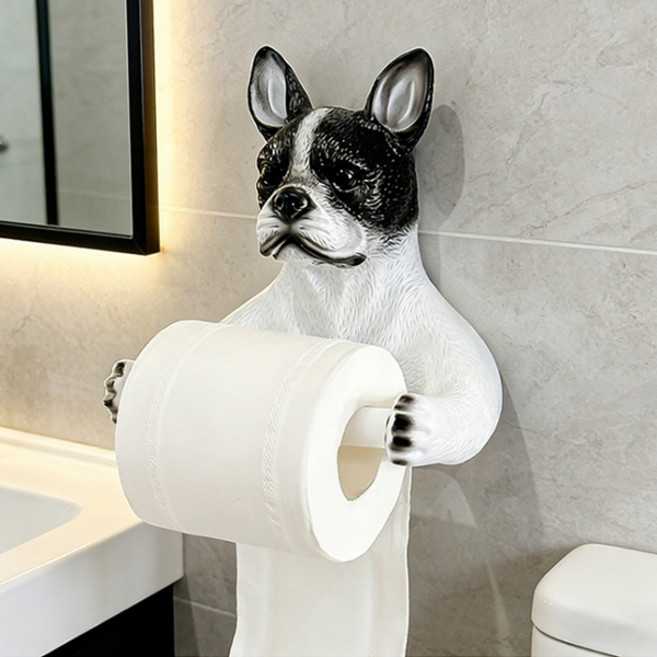 미르노아 보스턴테리어 인테리어 벽부착 롤티슈케이스 MMM3460, 1개