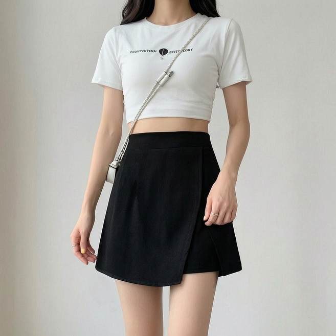 unheve 女款裹身式迷你裙