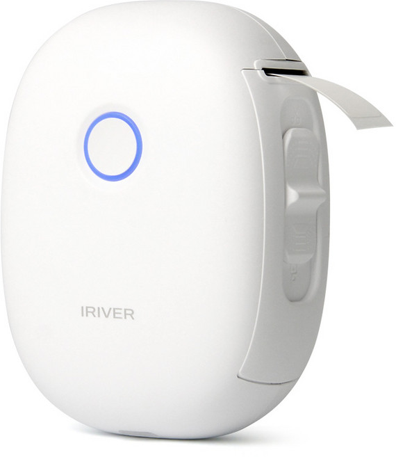 아이리버 무선 블루투스 감열식 라벨프린터 ILP-100, 1개, 라벨프린터+라벨지, 화이트