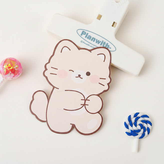 길그리 막대 사탕 포장 페이퍼 05 고양이, 혼합색상, 60개