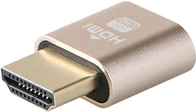 엠비에프 HDMI 더미플러그 4K 60hz 디스플레이 에뮬레이터, MBF-HPC01, 1세트