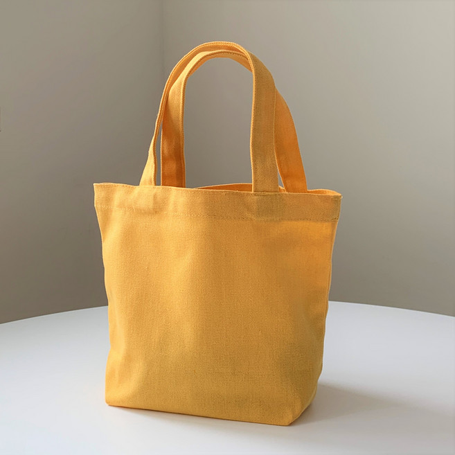 무지 캔버스 미니 에코백