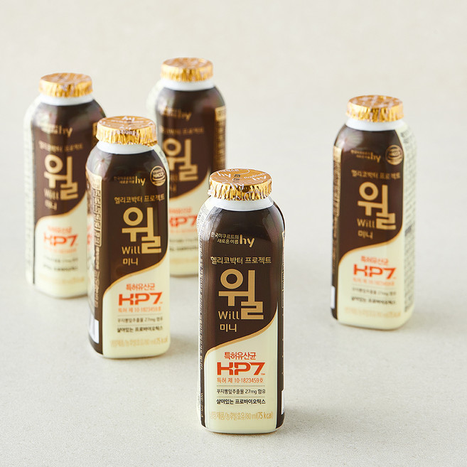 에치와이 윌 미니, 5개, 1개입, 80ml
