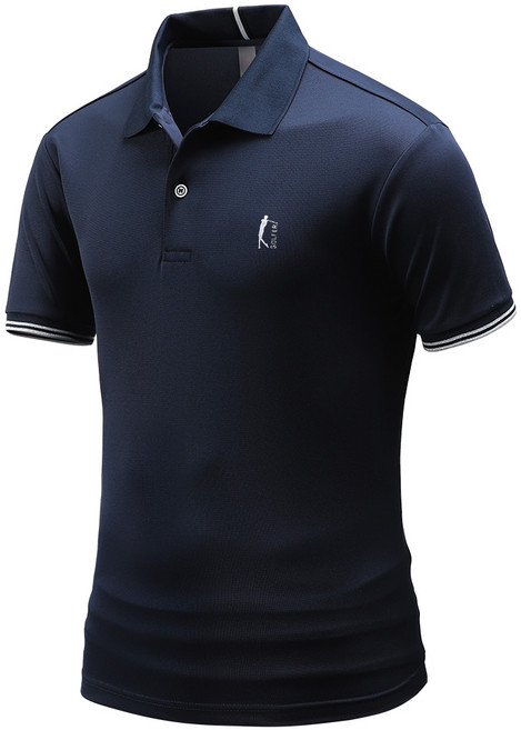 다꾸앙 남성용 그린골퍼 반팔 자수 카라 티셔츠 E04JKA_JC3849