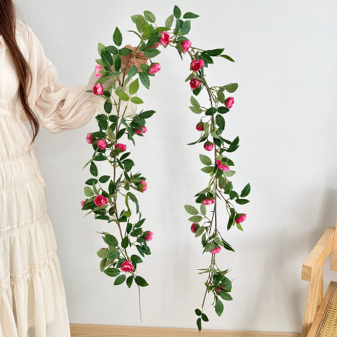 All Prism 玫瑰藤蔓掛飾, 紅色