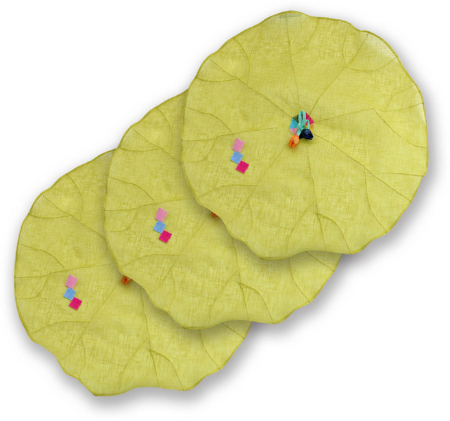 해피툴 모시조각 밥상보 그린, 3개