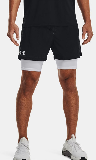 UNDER ARMOUR 安德瑪 男款 UA Vanish 編織二合一透氣短褲