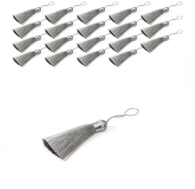 홈앤라이프 베이직 태슬, 실버, 20개