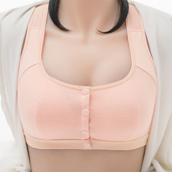 方領柔軟孕婦哺乳內衣