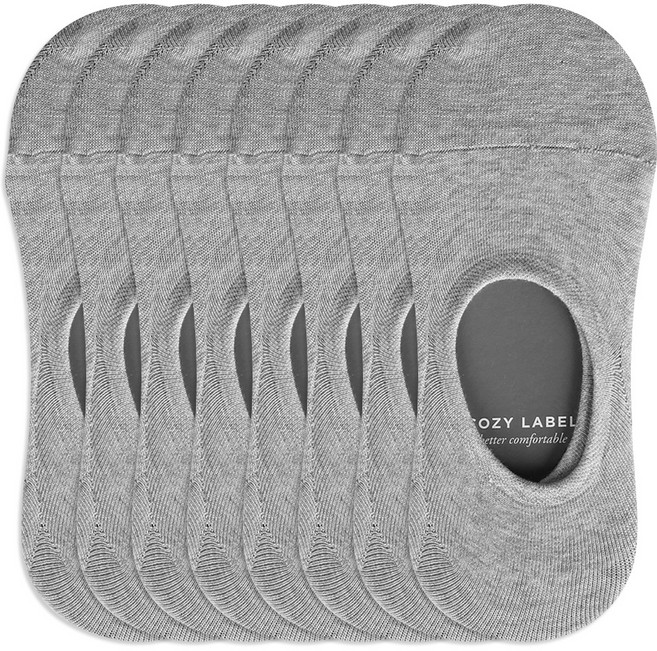 코지라벨 여성용 컴포트 앞코보강 페이크삭스 8켤레