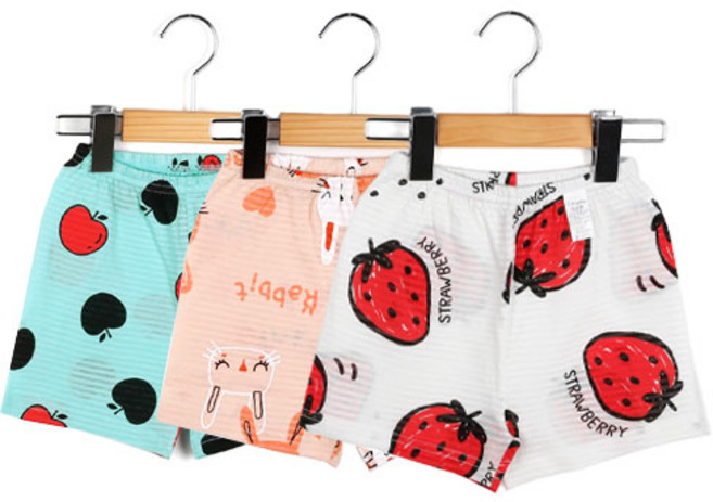 메이키즈 여아용 5부 하의 3p