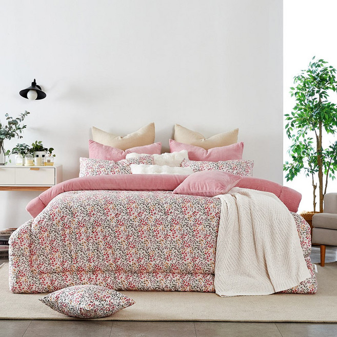 박홍근홈패션 네이처 광목면100 차렵이불 패드 베개커버 세트