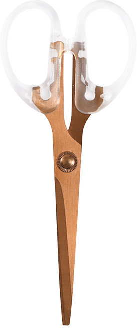 투코비 다용도 손잡이 가위, 투명 + 로즈골드, 1개