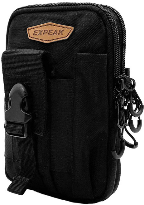 EXPEAK 新款戰術MOLLE生存標準型黑色登山收納包