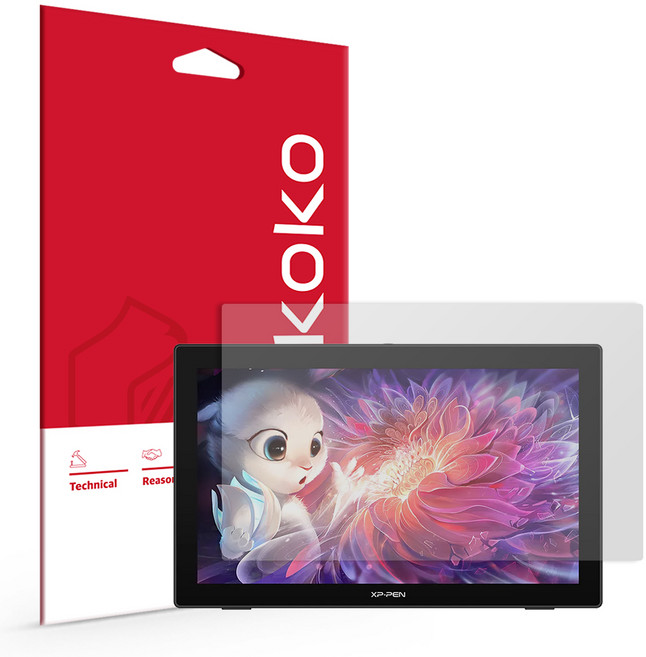 스코코 엑스피펜 지문방지 저반사 액정보호필름 세트