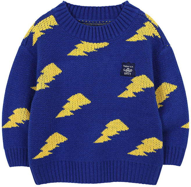 알로앤루 아동용 퍼니번개니트 풀오버