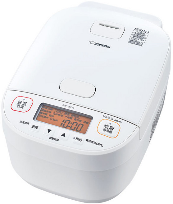 ZOJIRUSHI 象印 壓力IH電子鍋 6人份 1個, 白色, NW-YAF10